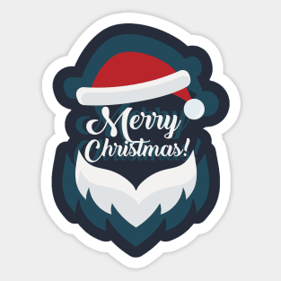 Santa Claus Wishing Merry Christmas Sticker